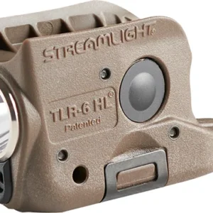STREAMLIGHT TLR-6 HL FDE LIGHT - LED/RED LASER FOR GLOCK 42/43
