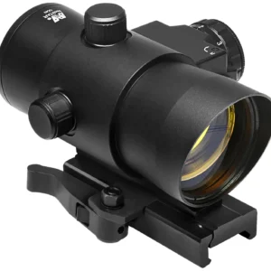 NcStar DLB140R 40mm Red Dot with Red Laser  Black Anodized 1 x 3 MOA Red Dot