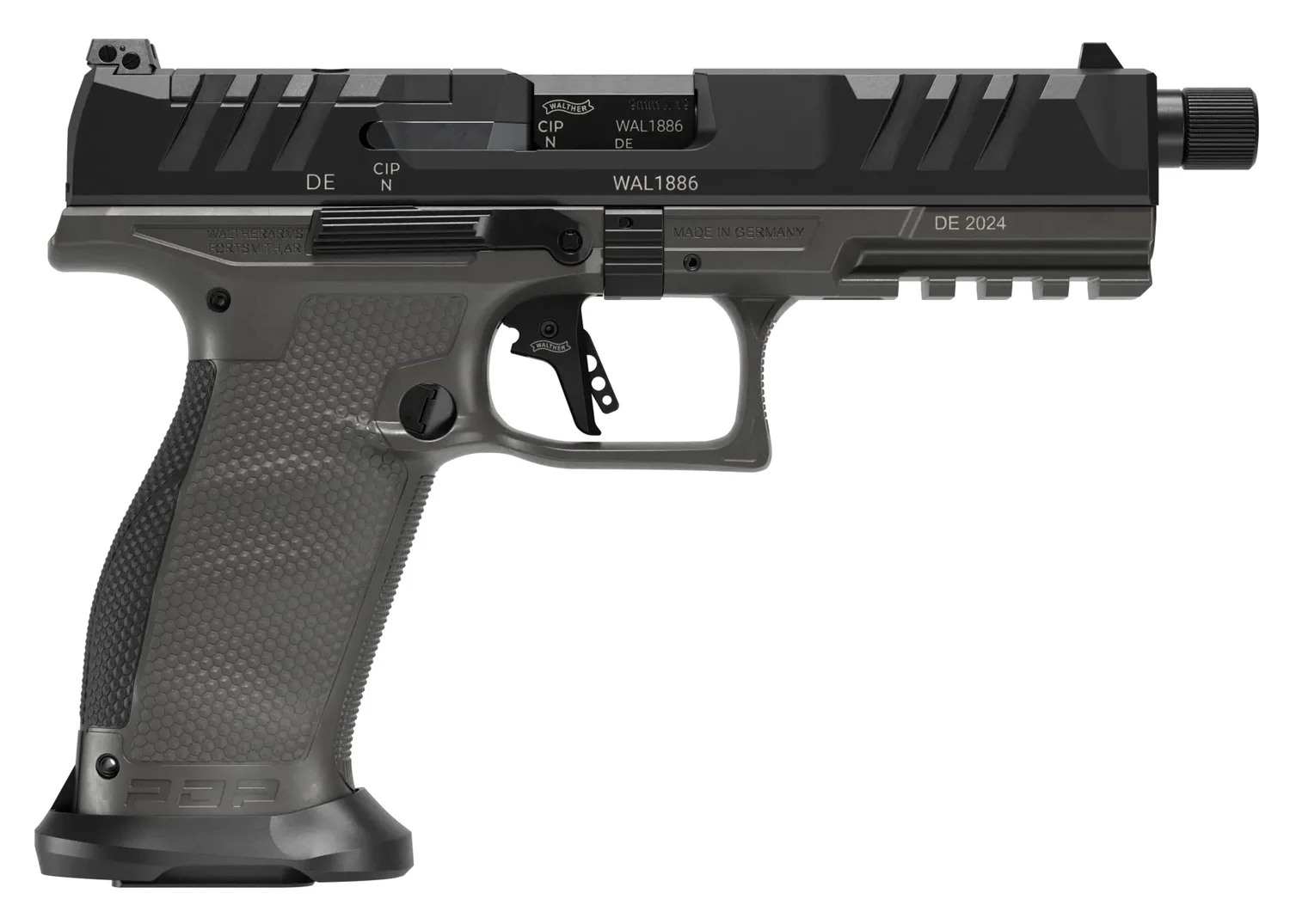 WALTHER ARMS PDP PRO SD 9MM FS 5.1" GRY 10