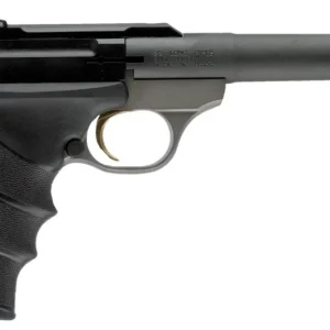 Browning 051448490 Buck Mark Practical *CA Compliant 22 LR 10+1 5.50" Taper Bull Barrel, Matte Black Serrated Steel Slide, Matte Gray Aluminum Frame & Black Ultragrip RX Grips