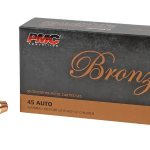 PMC 45B Bronze  45ACP 185gr Jacketed Hollow Point 50 Per Box/20 Case