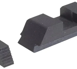 AmeriGlo GT504 Range Series Sight Set for Glock  Black Serrated Front-Black Rear