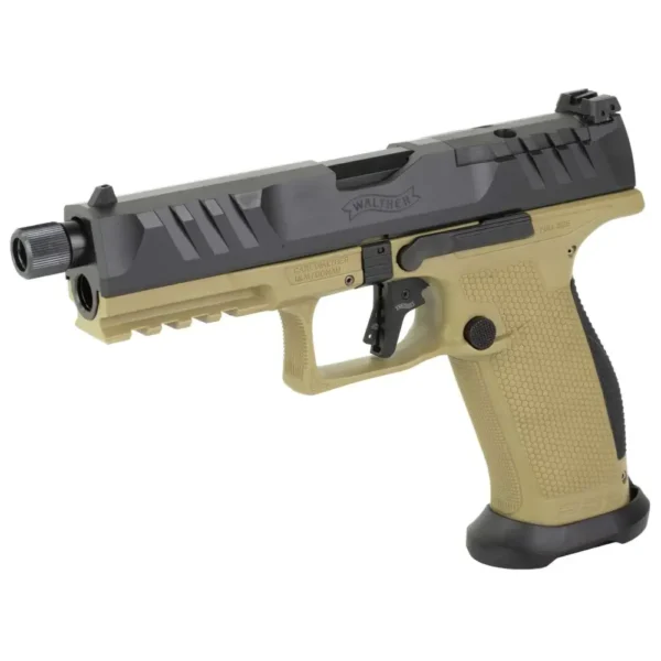 WALTHER PDP PRO SD FULL SIZE 9MM PSTL BLK/FDE 5.1" T.B. 3-18RD MAGAZINES