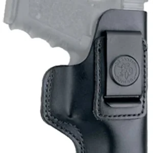 DeSantis Gunhide 031BA02Z0 Insider  IWB Black Leather Belt Clip Fits S&W J Frame/Taurus 85 2-2.25" Barrels Right Hand