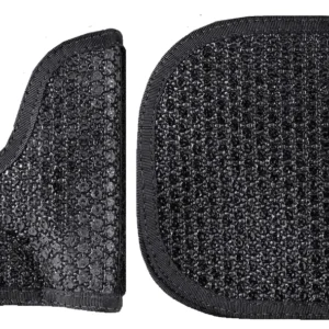 DeSantis Gunhide M44BJ02Z0 Super Fly  Pocket Black Rubberized Fabric Pocket Fits S&W J Frame Ambidextrous