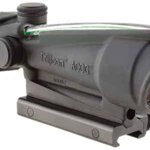 Trijicon 100144 ACOG  Black Hardcoat Anodized 3.5x35mm Illuminated Green Chevron .308/7.62 BDC Reticle