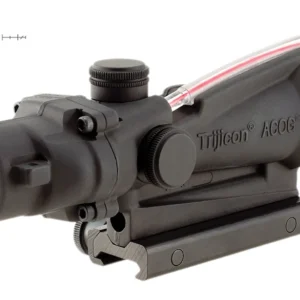 Trijicon 100154 ACOG  Black Hardcoat Anodized 3.5x35mm Illuminated Red Horseshoe .308/7.62 BDC Reticle