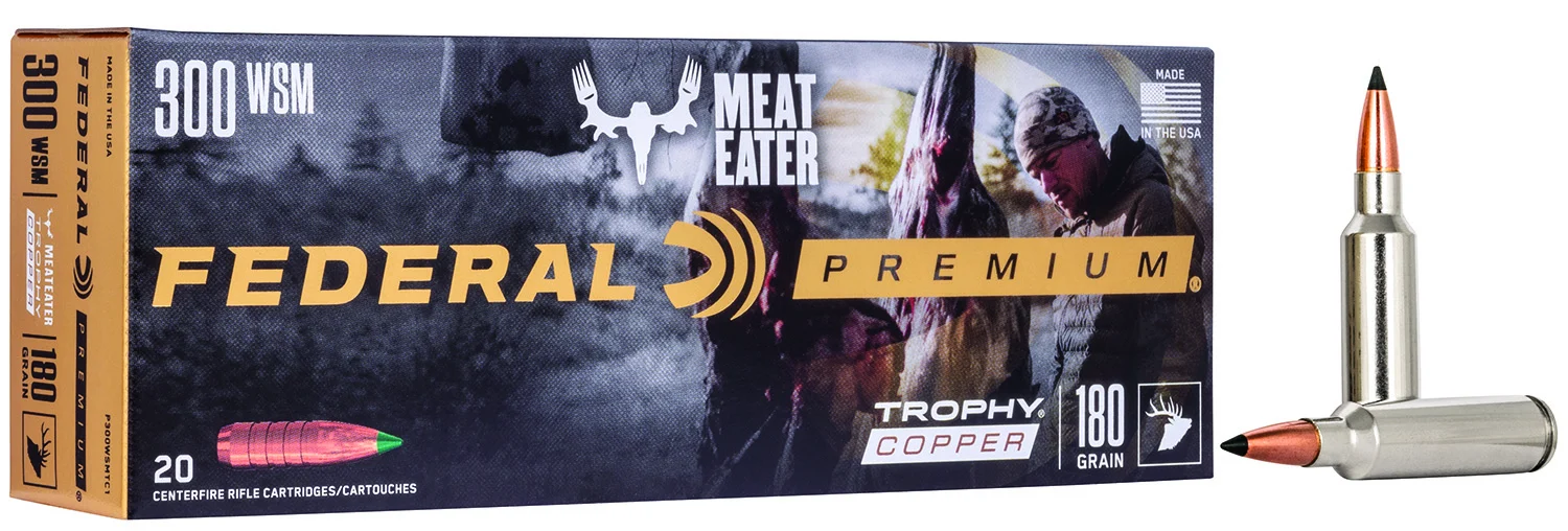 Federal P300WSMTC1 Premium 300WSM 180gr Trophy Copper 20 Per Box/10 Case