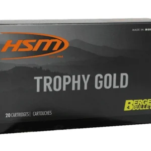 HSM 7RUM168VLD Trophy Gold Extended Range 7mm RUM 168 gr Berger Hunting VLD Match 20 Per Box/ 20 Case