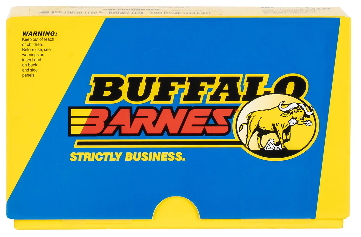 Buffalo Bore Ammunition 55B20 Buffalo-Barnes Strictly Business 300Win Mag 180gr Barnes Tipped TSX Lead Free 20 Per Box/12 Case