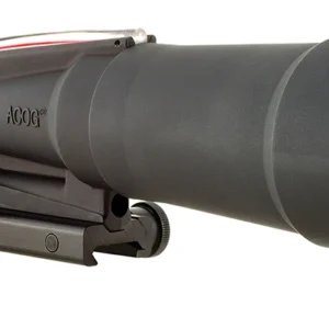 Trijicon 100173 ACOG  Black Hardcoat Anodized 5.5x50mm Illuminated Red Chevron .223/5.56 BDC Reticle