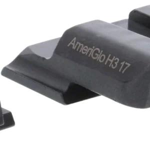AmeriGlo SW145 Classic Tritium Set for Smith & Wesson M&P Shield  Green Tritium White Outline Front Sight-Green Tritium White Outline Rear Sight