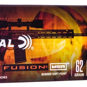 Federal F223MSR1 Fusion MSR 223Rem 62gr Bonded Soft Point 20 Per Box/10 Case