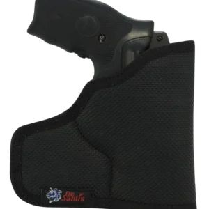 DeSantis Gunhide M33BJN3Z0 Nemesis Ammo Pocket Rubberized Fabric Fits S&W J Frame Fits 2" Barrel Ambidextrous