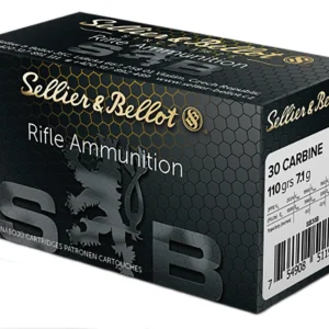 Sellier & Bellot SB30B Rifle  30Carbine 110gr Soft Point 50 Per Box/20 Case