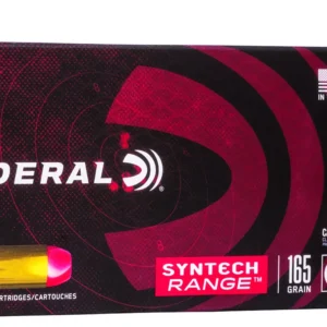 Federal AE40SJ1 American Eagle Syntech Range  40S&W 165gr Total Syntech Jacket Flat Nose 50 Per Box/10 Case