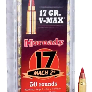 Hornady 83177 Varmint Express  17 HM2 17 gr Hornady V Max 50 Per Box/ 100 Case