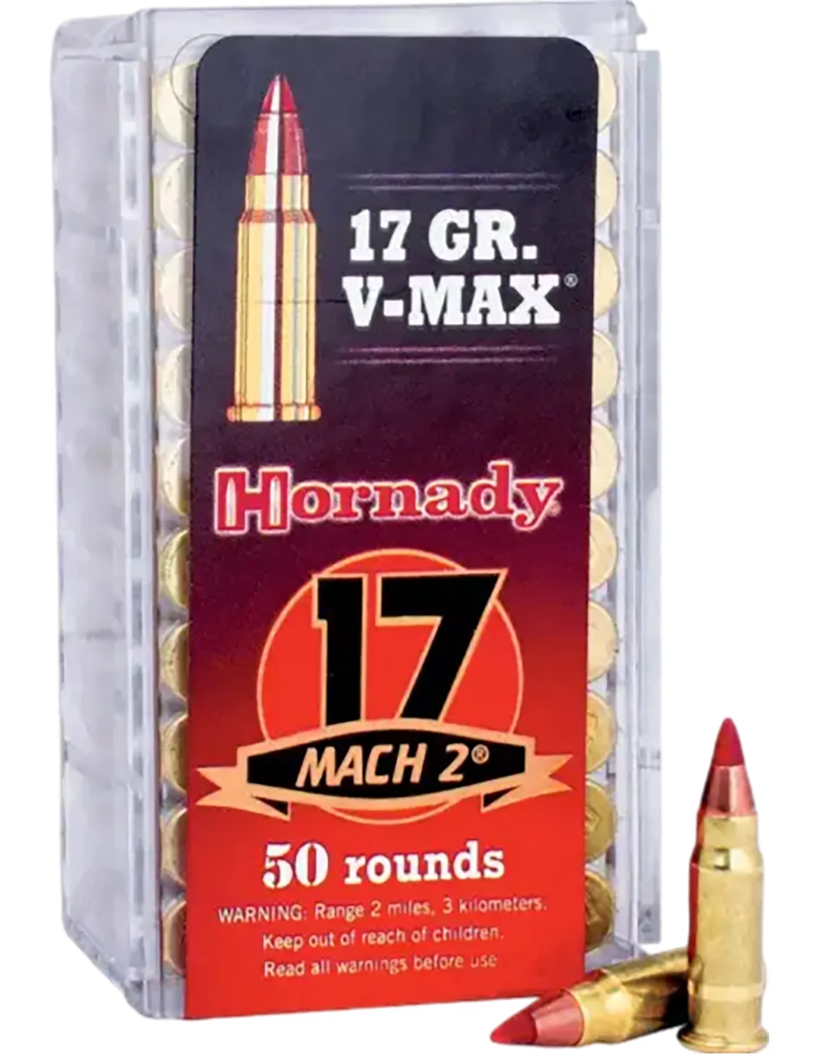 Hornady 83177 Varmint Express 17 HM2 17 gr Hornady V Max 50 Per Box/ 100 Case