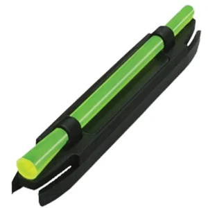 HiViz M200 M-Series Magnetic Front Sight  Black | Green with Red Center Fiber Optic Front Sight