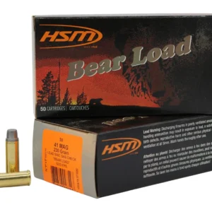 HSM 414N Bear Load  41 Rem Mag 230 gr Semi Wadcutter 50 Per Box/ 10 Case