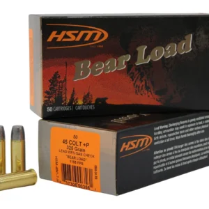 HSM 45C7N Bear Load  45 Colt +P 325 gr Wide Flat Nose 50 Per Box/ 10 Case