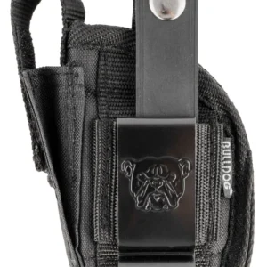 Bulldog FSN19SC Extreme  OWB Black Nylon Belt Loop/Clip Fits S&W Bodyguard Fits 2" Barrel Ambidextrous