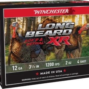 Winchester Ammo STLB12L4 Long Beard XR Shot-Lok 12Gauge 3.50" 2oz 4Shot 10 Per Box/10 Case