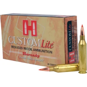 Hornady 80466 Custom Lite  243Win 87gr Super Shock Tip 20 Per Box/10 Case