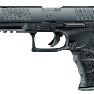 Walther Arms 5100302 PPQ M2 22 LR 12+1 5" Threaded Steel Barrel, Matte Black Tenifer Serrated/Steel Slide, Black Polymer Frame w/Picatinny Rail, Black Polymer Grips