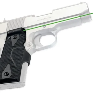 Crimson Trace 0141101 Lasergrips  Fits 1911 Compact, Green Laser Black Polymer