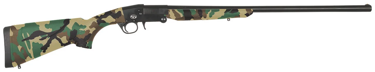 Charles Daly 930.335 101 Single Barrel Shotgun 20 Gauge 26" Single Shot Woodland Camo