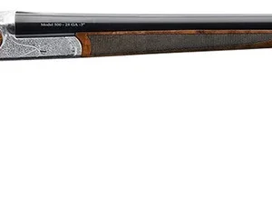 Charles Daly 930.340 500 Side By Side Shotgun 20 Gauge 26" 2 Rounds Engraved Silver Receiver/Gloss Blued/Walnut