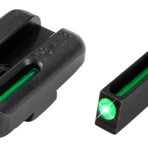 TruGlo TG131GT1A TFO  Green/Tritium/Fiber Optic Front Sight-Green/Tritium/Fiber Optic Rear Sight Glock 42/43