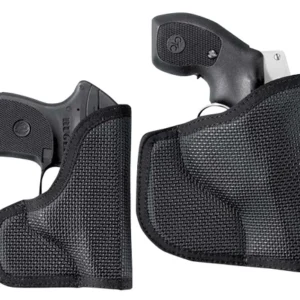 DeSantis Gunhide N38BJP6Z0 Nemesis  Pocket Black Rubberized Fabric Fits Colt Mustang/Pony/Pocketlite Right Hand