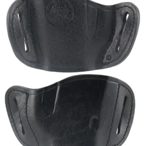 Bulldog MLBL Molded OWB Black Leather Belt Slide Fits Glock Fits Ruger P85 Fits S&W M&P 40 Right Hand