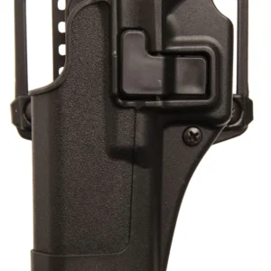 Blackhawk 410567BKL Serpa CQC  OWB Matte Black Polymer Belt Loop/Paddle Compatible w/Glock 42 Left Hand