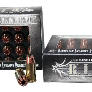 G2 Research G00003 R.I.P  40S&W 115gr Fracturing Hollow Point 20 Per Box/25 Case
