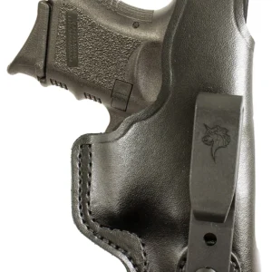 DeSantis Gunhide 033BAB6Z0 Dual Carry II  IWB/OWB Black Leather Belt Clip Compatible w/Glock 19/Beretta Cougar/Sig P225 Right Hand