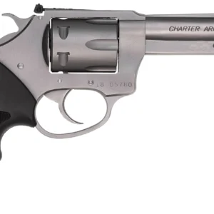 Charter Arms 72242 Pathfinder Target 22 LR, 8 Shot 4.20" Matte Stainless Steel Barrel & Cylinder, Anodized Aluminum Frame w/Black Finger Grooved Rubber Grip, Exposed Hammer