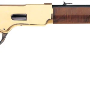 Taylors & Company 550190 1866 Uberti Full Size 45 Colt (Long Colt) 10+1 20" Blued Octagon Barrel, Brass Receiver, Walnut Fixed Stock, Right Hand