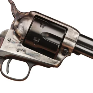 Taylors & Company 556202DE Short Stroke Smoke Wagon  45 Colt (LC) 6rd 5.50" Blued Cylinder & Barrel Color Case Hardened Steel Frame Checkered Walnut Navy Size Grip (Taylor Tuned)