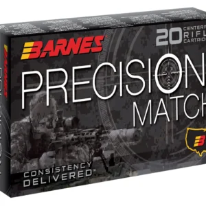 Barnes Bullets 30846 Precision Match  5.56x45mmNATO 69gr Open Tip Match Boat Tail 20 Per Box/10 Case