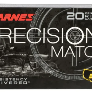 Barnes Bullets 30728 Precision Match  338Lapua Mag 300gr Open Tip Match Boat Tail 20 Per Box/10 Case