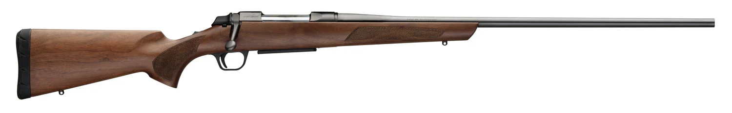 Browning 035801224 AB3 Hunter 270 Win 4+1 22" Matte Blued/ 22" Free-Floating Button-Rifled Barrel, Matte Blued Steel Receiver, Satin Black Walnut/ Wood Stock, Right Hand