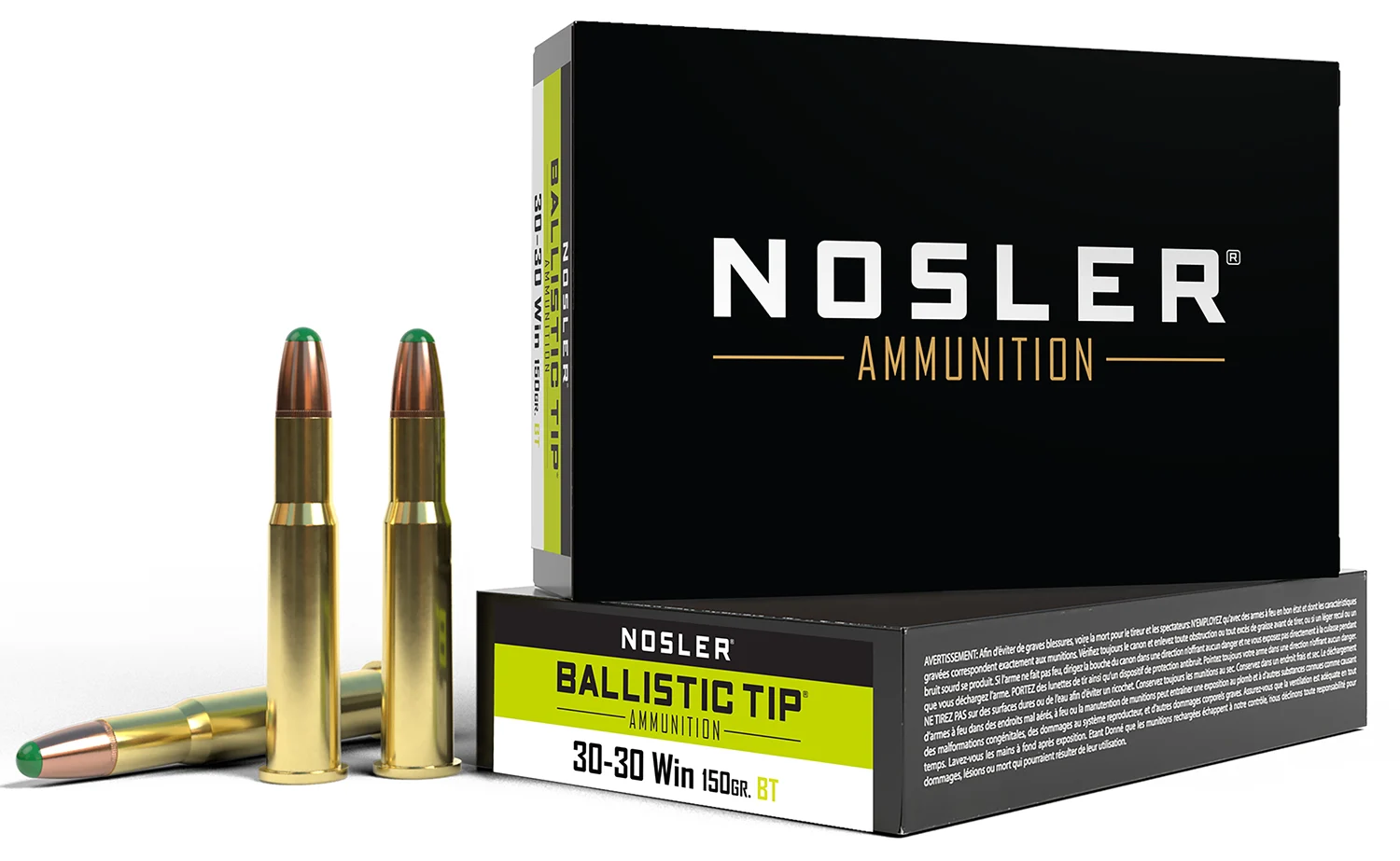 Nosler 40065 Ballistic Tip 30-30Win 150gr Round Nose Ballistic Tip 20 Per Box/10 Case