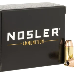 Nosler 51279 Assured Stopping Power Handgun 40S&W 180gr Jacketed Hollow Point 20 Per Box/20 Case