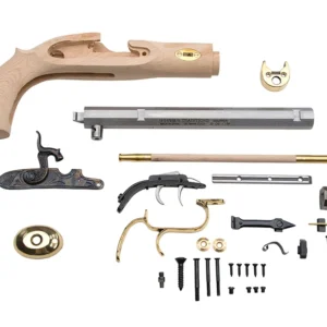 Traditions KPC51002 Trapper Pistol Kit 50 Cal Percussion 9.75" Blued Octagon Barrel Sidelock Action