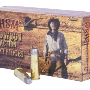 HSM 38401N Cowboy Action  38-40 Win 180 gr Round Nose Flat Point 50 Per Box/ 10 Case