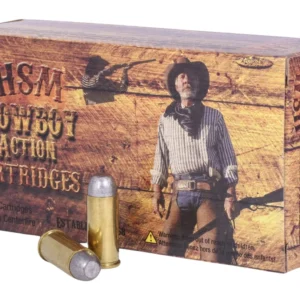 HSM 45S1N Cowboy Action  45 Schofield 200 gr Round Nose Flat Point 50 Per Box/ 10 Case