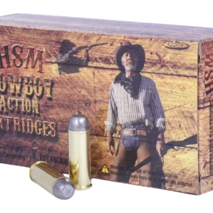 HSM 45C2N Cowboy Action  45 Colt 200 gr Round Nose Flat Point 50 Per Box/ 10 Case
